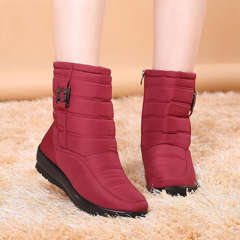 Velma Dames Waterdichte Laarzen - Rood