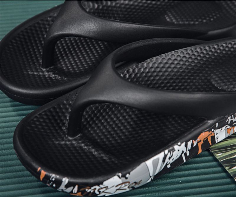 Vendy Heren Casual Flip Flops - Zwart