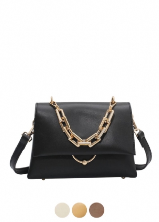 Venia Dames Leren Flap Crossbody Handtas