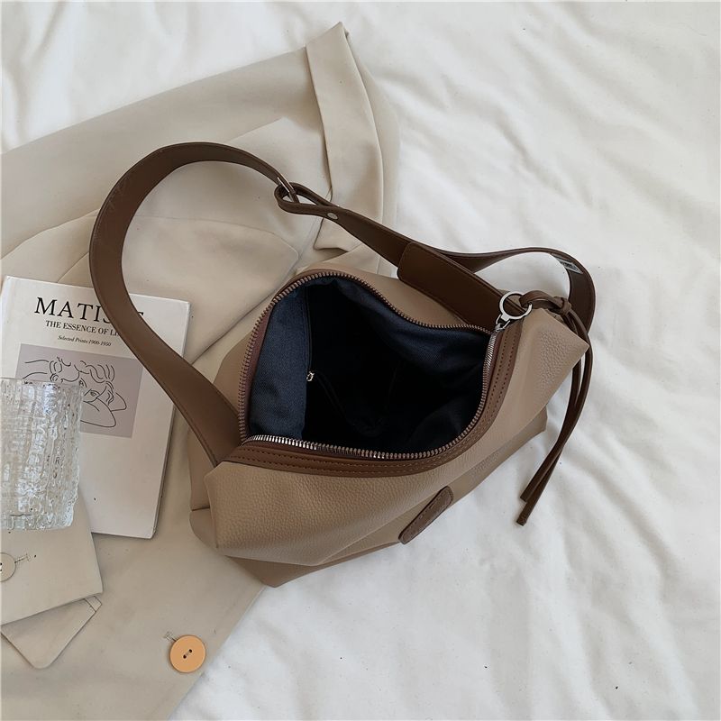 Vennus Dames Leren Designer Crossbody Handtas - Zwart