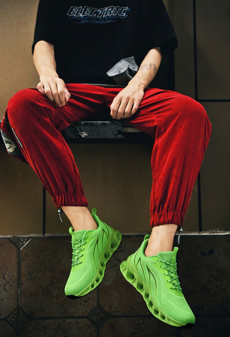 Verane Herenmode Sneakers - Groen