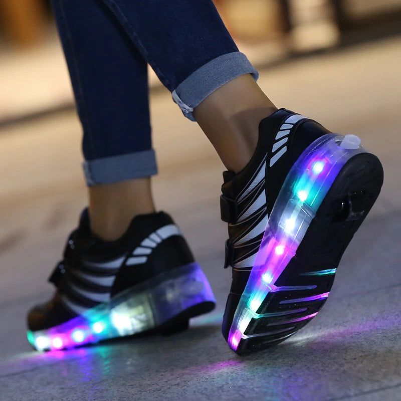 Verenice Meisjes Rolsneaker - Roze