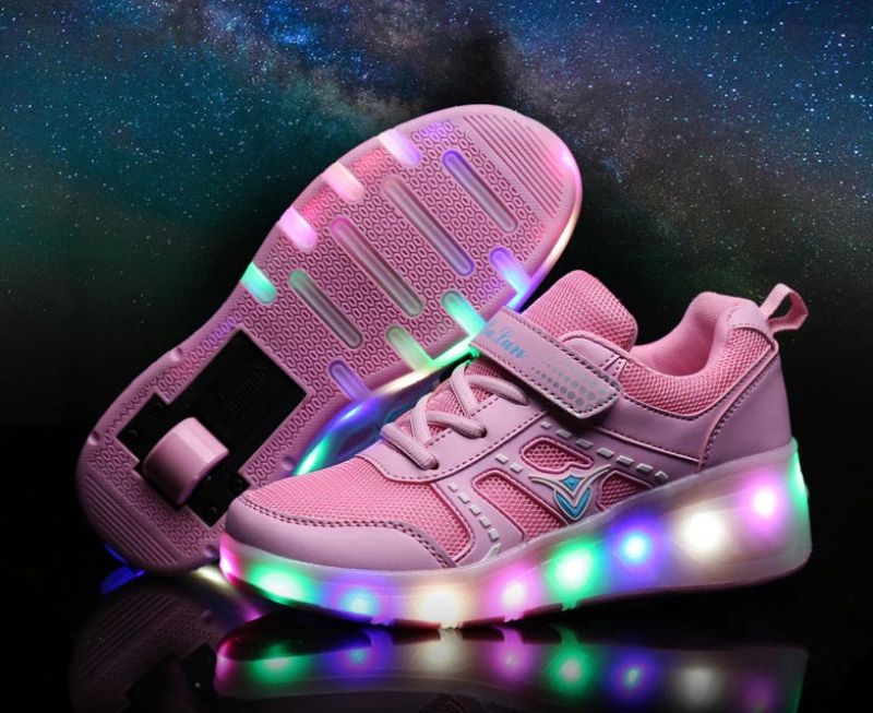 Verenice Meisjes Rolsneaker - Roze
