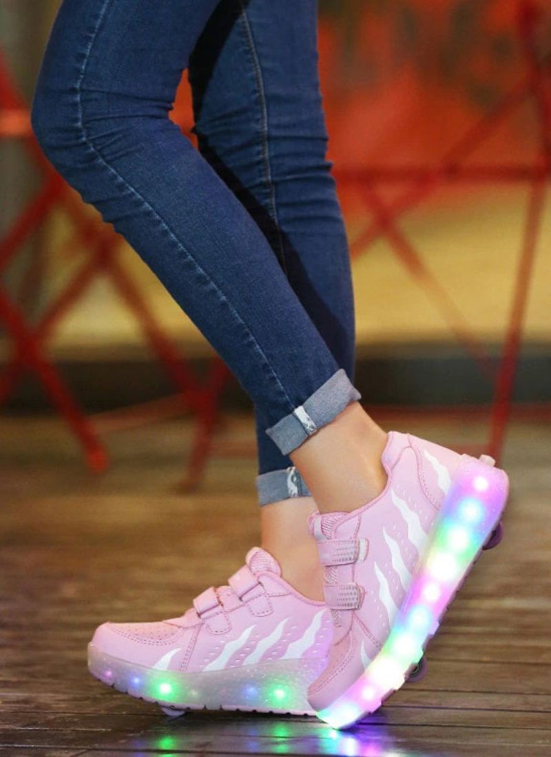 Verenice Meisjes Rolsneaker - Roze