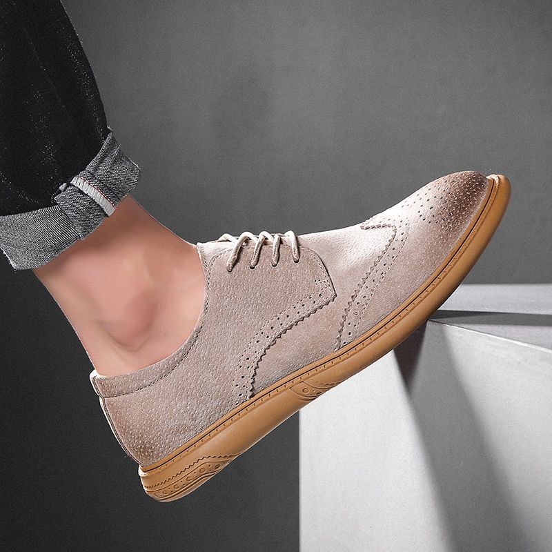 Veret Heren Loafer Dress Schoenen - Olijfgroen