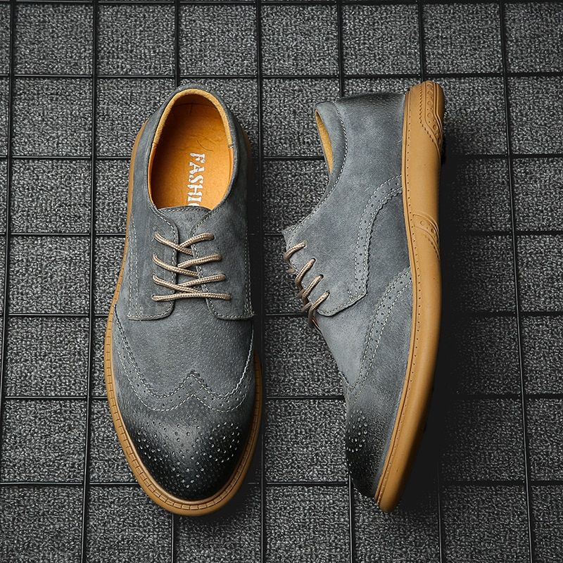 Veret Heren Loafer Dress Schoenen - Olijfgroen