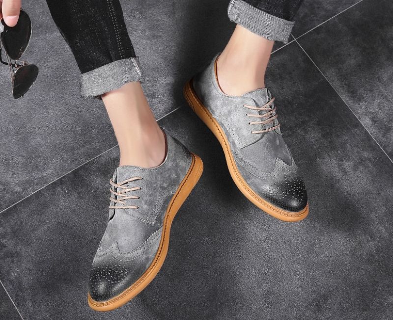 Veret Heren Loafer Dress Schoenen - Olijfgroen