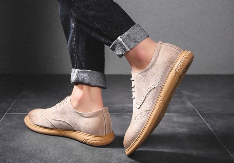 Veret Heren Loafer Dress Schoenen - Olijfgroen