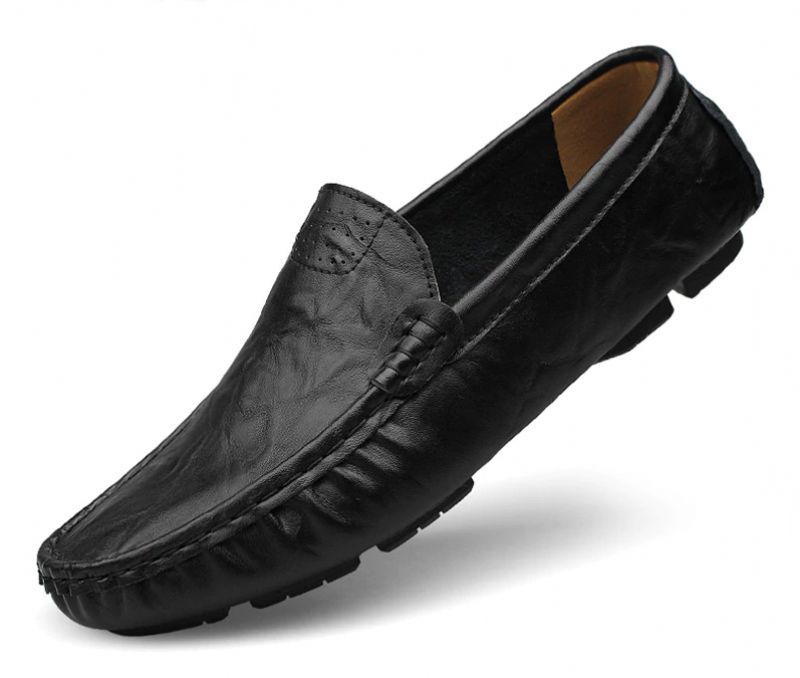 Verrati Heren Loafers Luxe Schoenen - Zwart