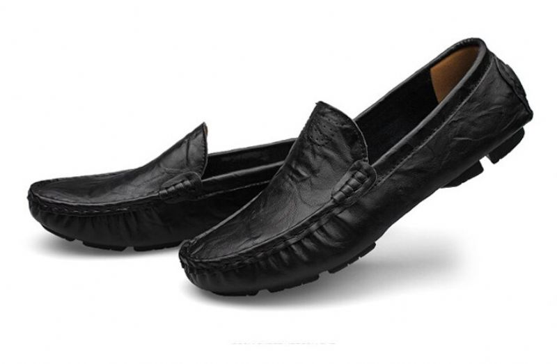 Verrati Heren Loafers Luxe Schoenen - Zwart