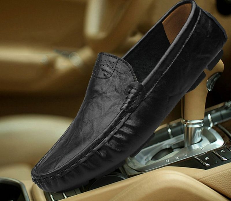 Verrati Heren Loafers Luxe Schoenen - Zwart