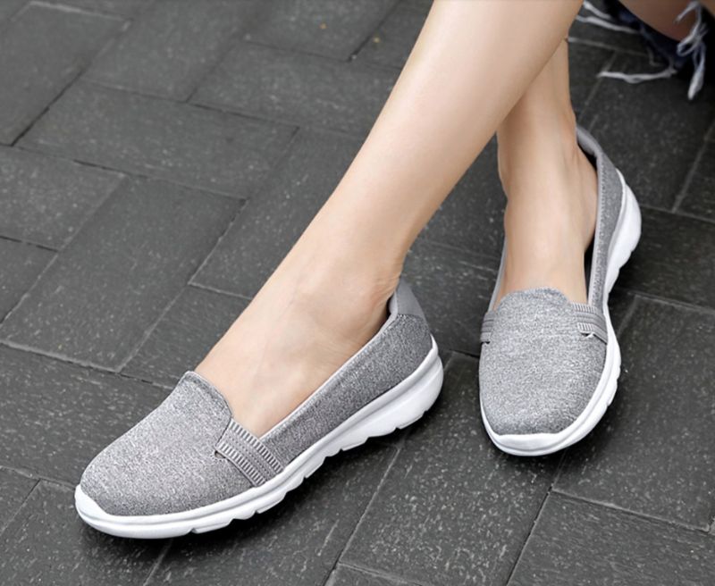 Vesta Dames Zachte Platte Schoenen - Blauw