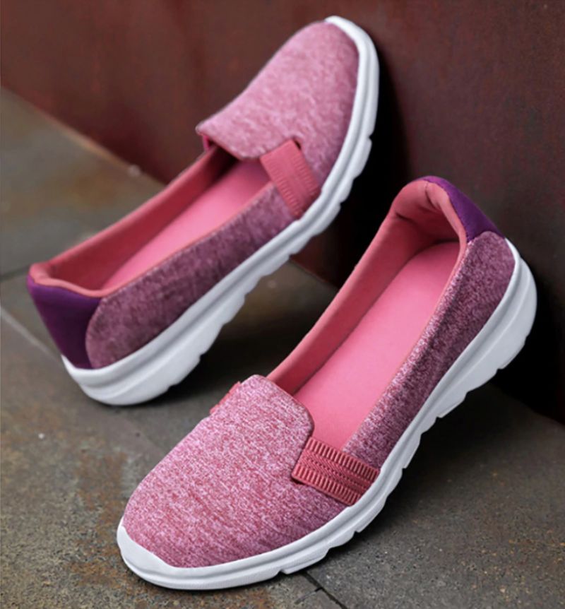 Vesta Dames Zachte Platte Schoenen - Blauw