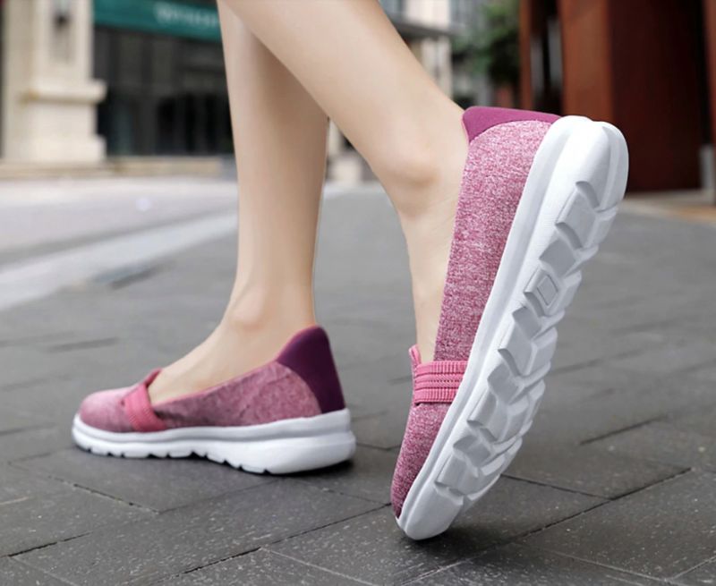 Vesta Dames Zachte Platte Schoenen - Blauw