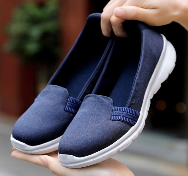 Vesta Dames Zachte Platte Schoenen - Blauw