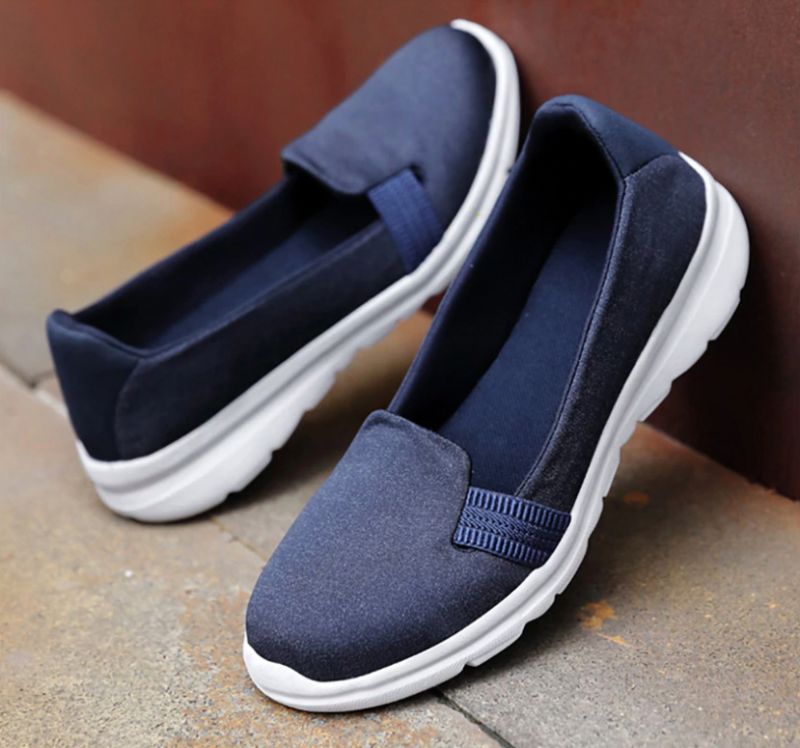 Vesta Dames Zachte Platte Schoenen - Blauw
