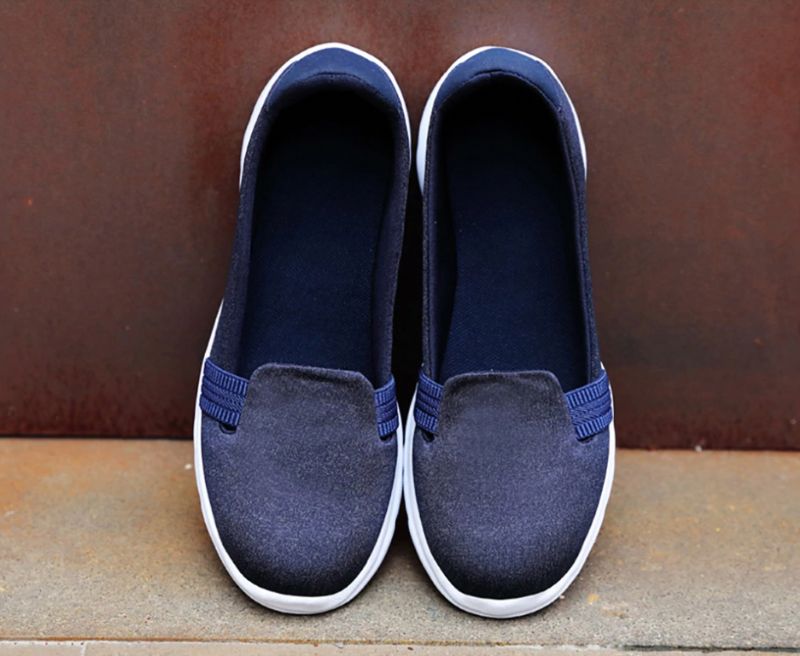 Vesta Dames Zachte Platte Schoenen - Blauw