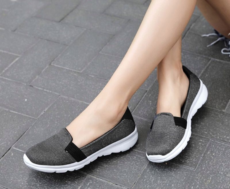 Vesta Dames Zachte Platte Schoenen - Blauw