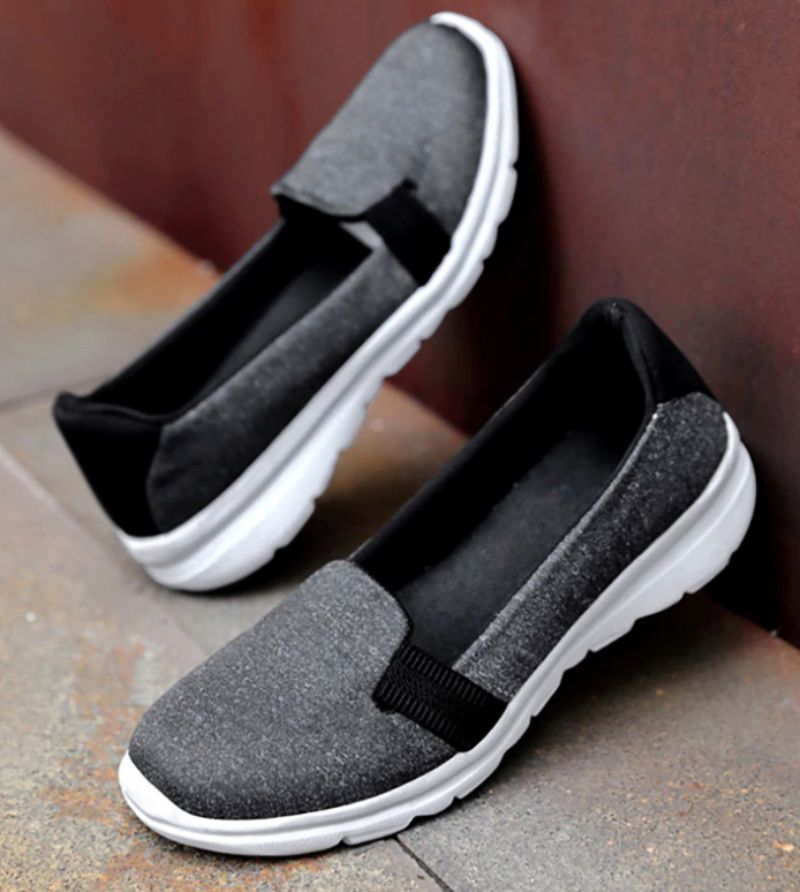 Vesta Dames Zachte Platte Schoenen - Blauw