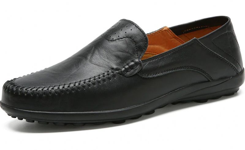 Vicente Heren Loafers Casual Schoenen - Zwart