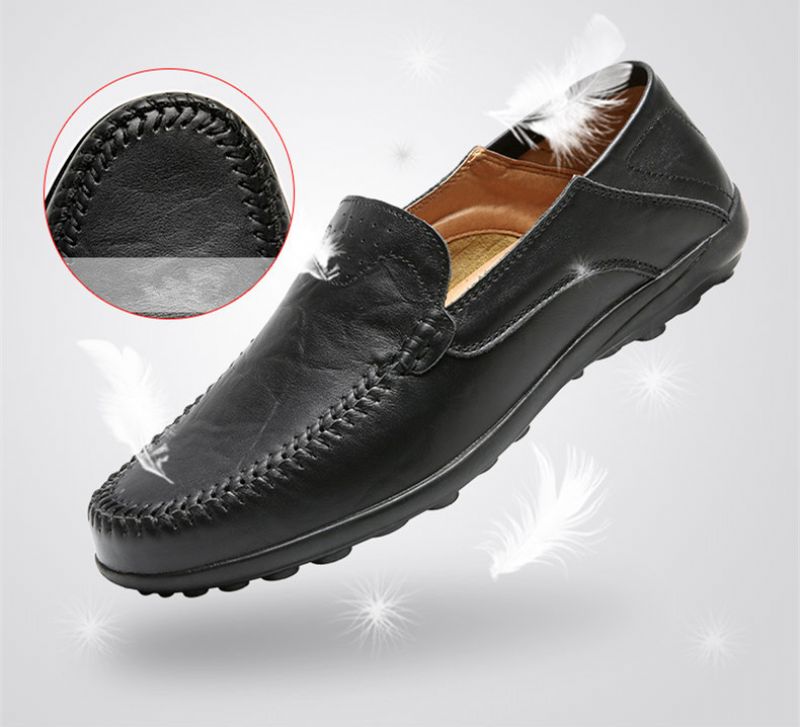 Vicente Heren Loafers Casual Schoenen - Zwart