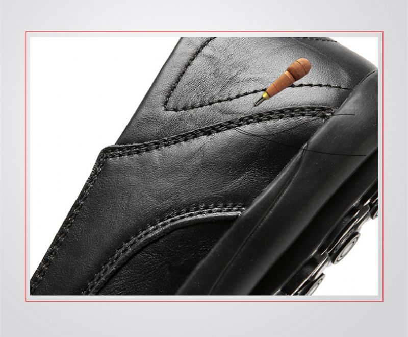 Vicente Heren Loafers Casual Schoenen - Zwart
