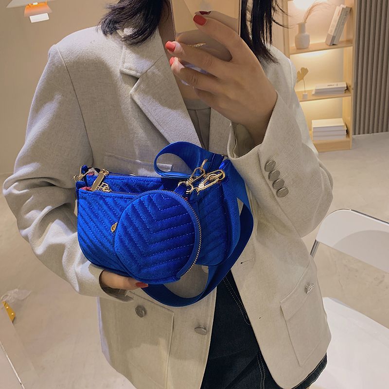 Vicenzo Dames Kleine Fluwelen Crossbody Handtas - Groen