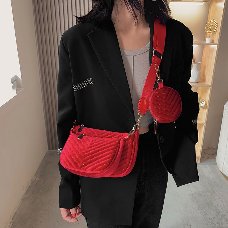 Vicenzo Dames Kleine Fluwelen Crossbody Handtas - Groen