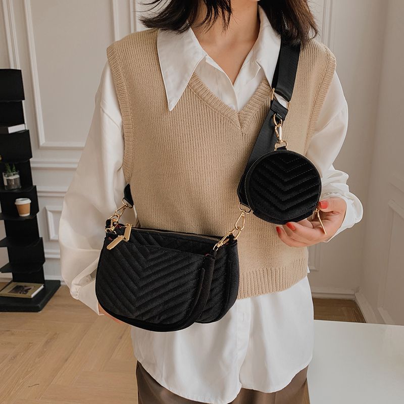 Vicenzo Dames Kleine Fluwelen Crossbody Handtas - Groen