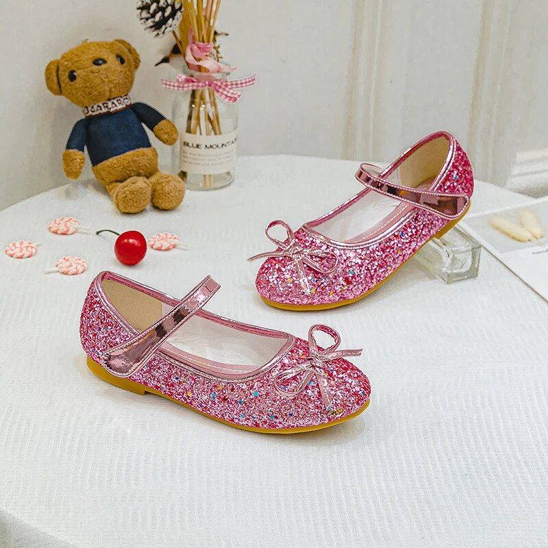 Vicky Platte Schoenen Voor Meisjes - Zilver