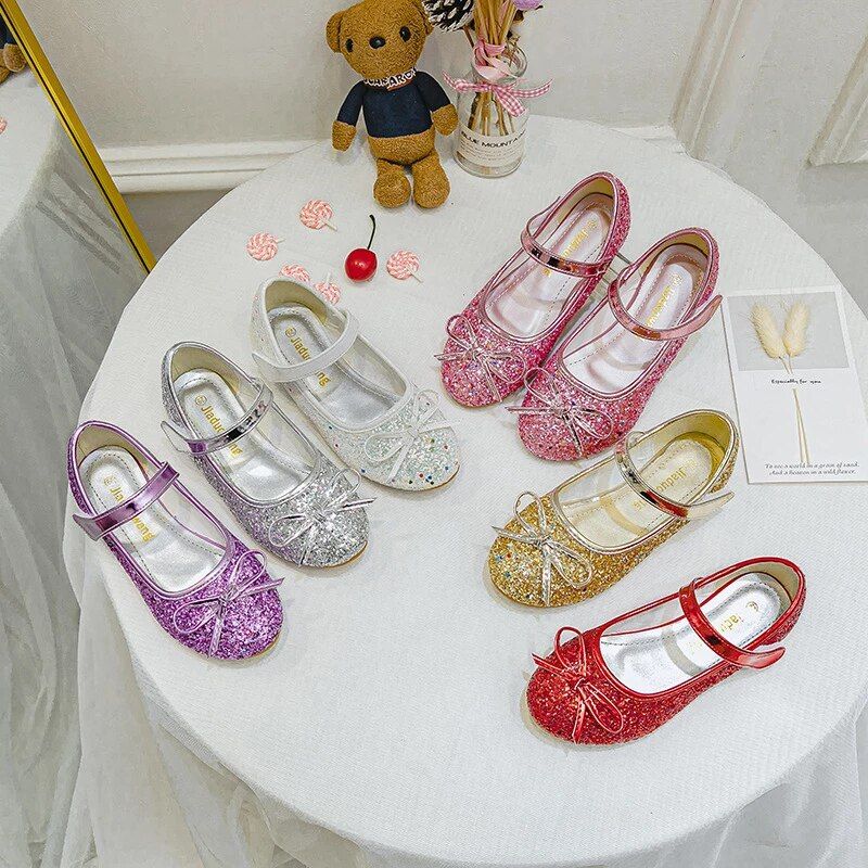 Vicky Platte Schoenen Voor Meisjes - Zilver