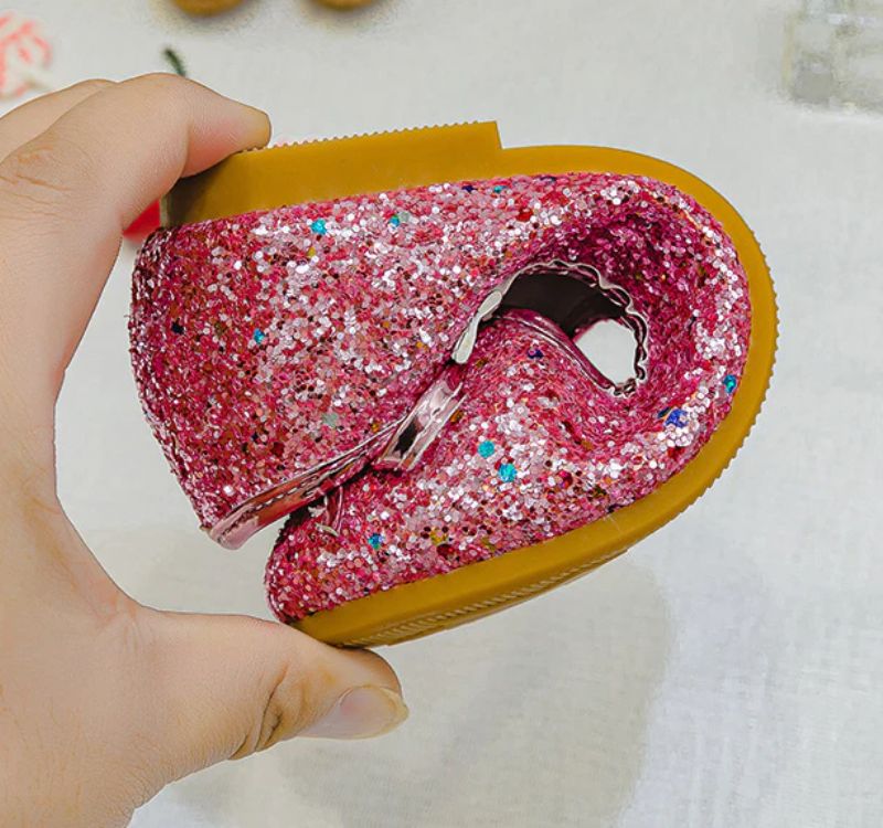 Vicky Platte Schoenen Voor Meisjes - Zilver