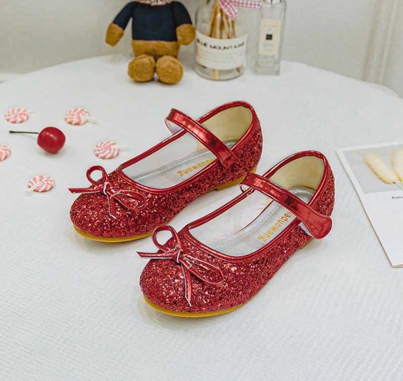Vicky Platte Schoenen Voor Meisjes - Zilver