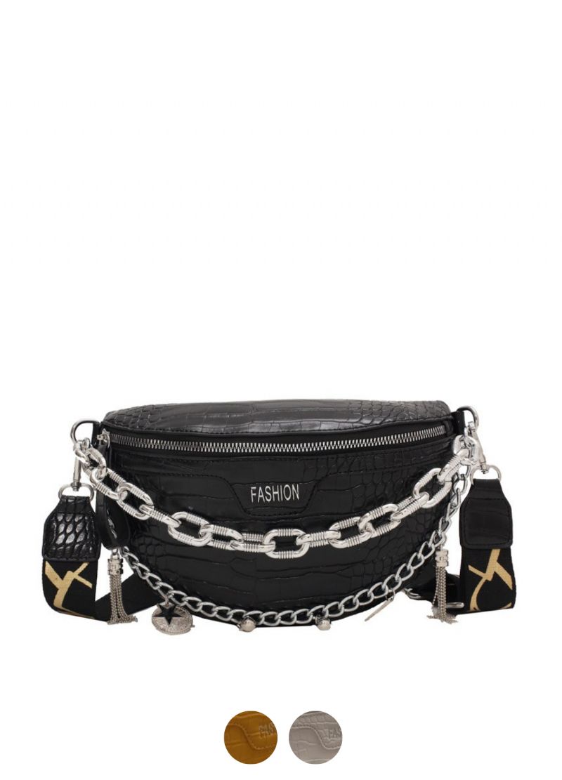 Victor Dames Kleine Leren Taille Handtas