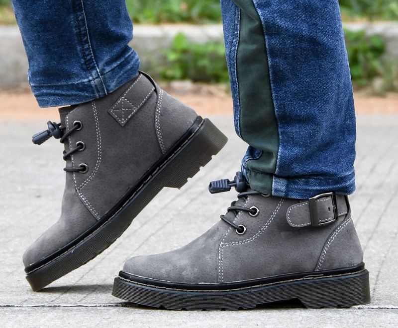 Victor Jongens Chukka Boot - Grijs Bont