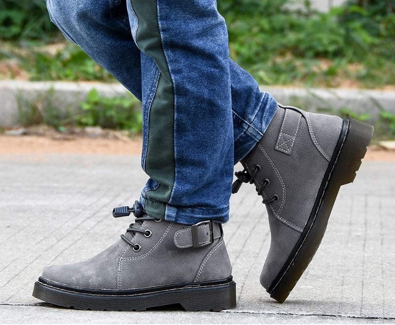 Victor Jongens Chukka Boot - Grijs Bont
