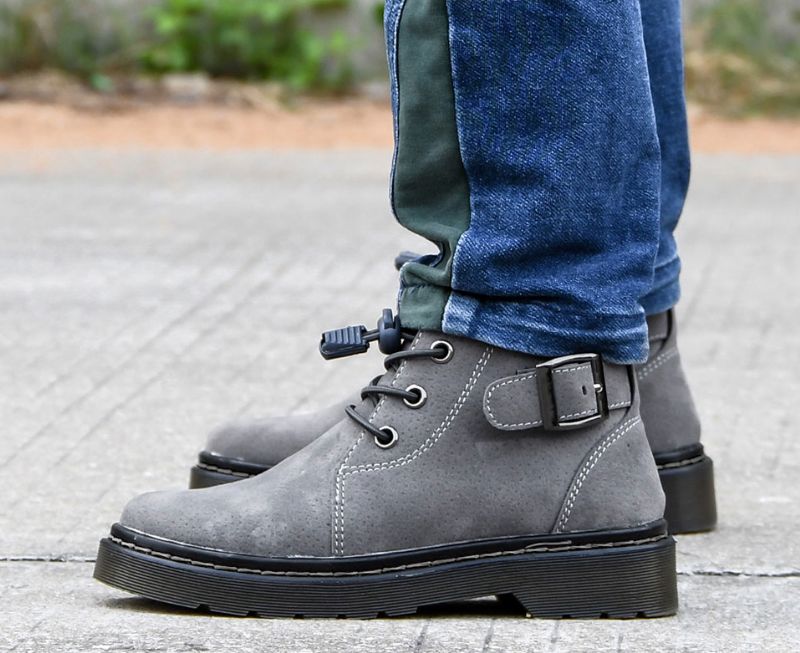 Victor Jongens Chukka Boot - Grijs Bont