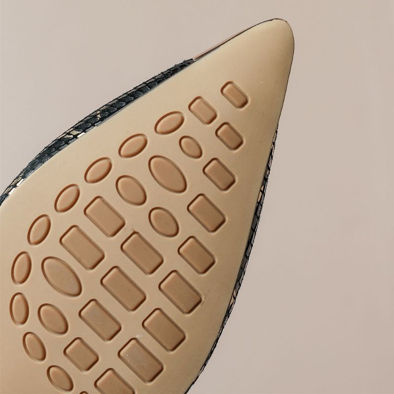 Victoria Dames Leren Hoge Hak Pumps - Zwart