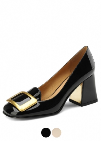 Victoria Elegante Vierkante Hakken Pumps Voor Dames