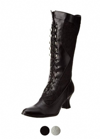 Victoriaanse Dames Laarzen Vintage Dansschoenen