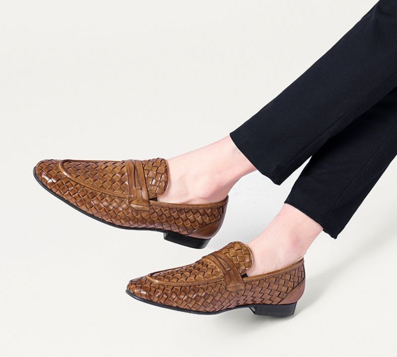 Victoriano Heren Loafer Schoenen - Bruin