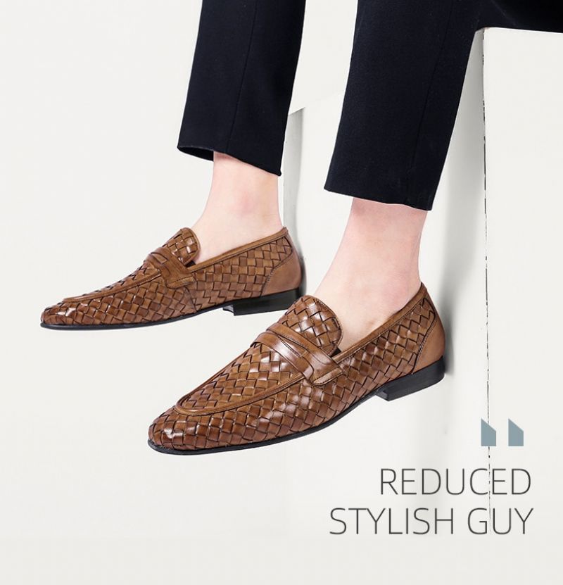 Victoriano Heren Loafer Schoenen - Bruin