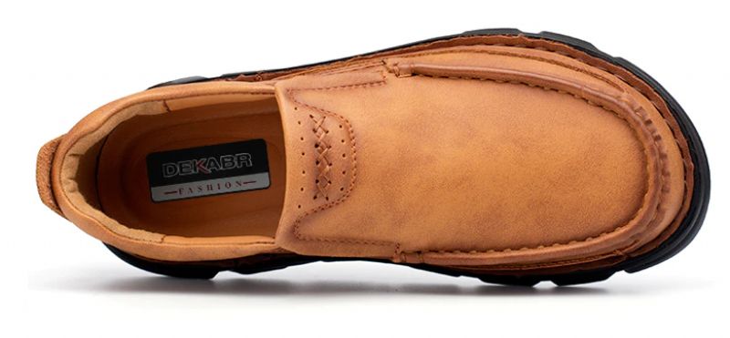 Vidal Heren Loafers Casual Schoenen - Bruin