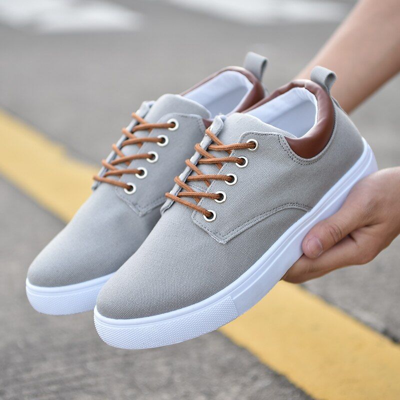 Videon Heren Casual Sneaker - Grijs