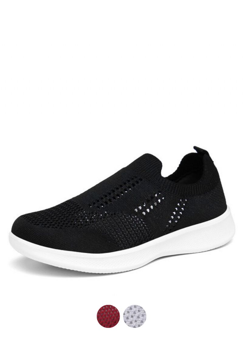 Viky Dames Slip-on Zwarte Schoenen