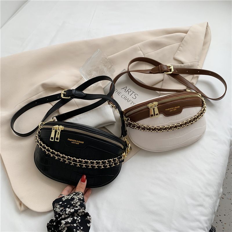Vilche Dames Luxe Riem Handtas - Kaki