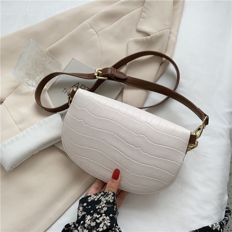 Vilche Dames Luxe Riem Handtas - Kaki
