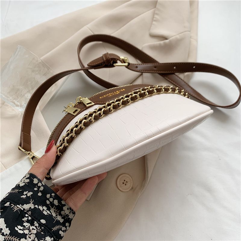 Vilche Dames Luxe Riem Handtas - Kaki