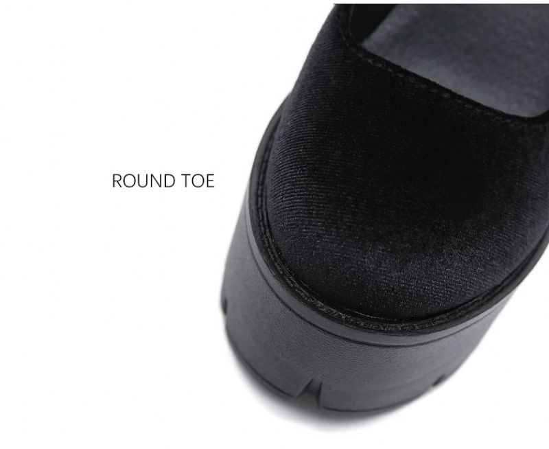 Villin Dames Platform Schoenen - Zwart
