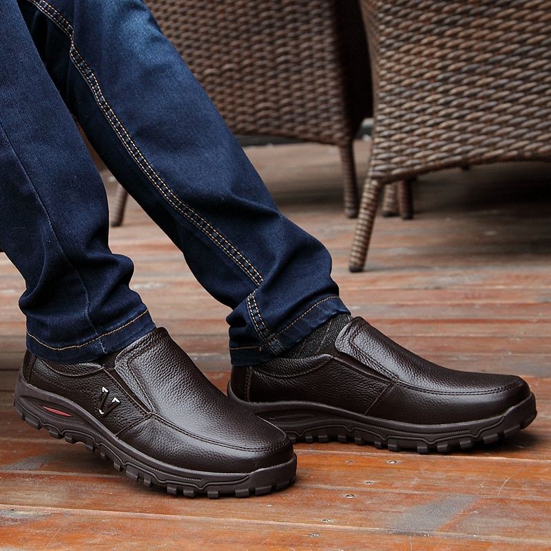 Vilory Heren Loafer Schoenen - Zwart